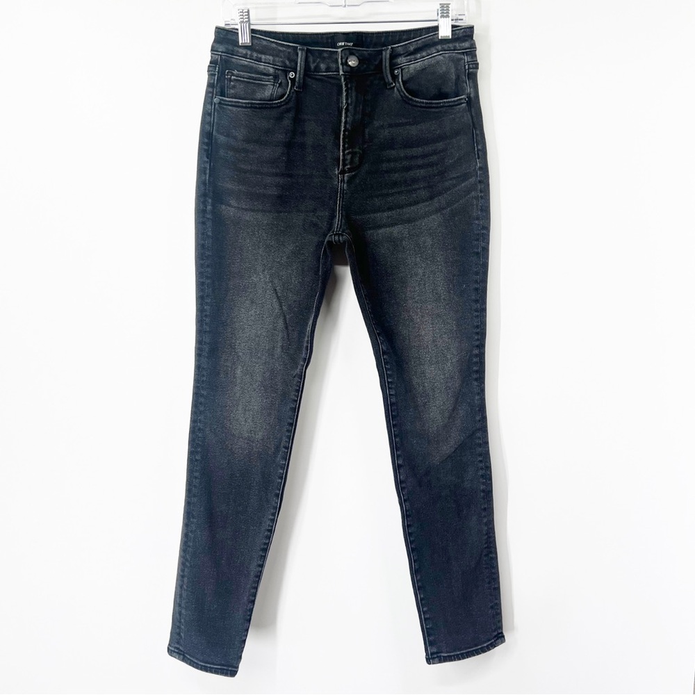 Driftwood Jackie High Rise Skinny Jeans in Black